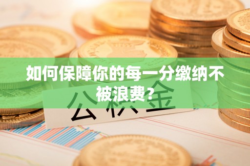 文圣如何保障你的每一分缴纳不被浪费？