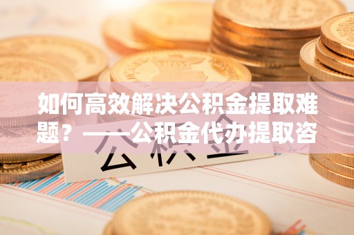 文圣如何高效解决公积金提取难题？——公积金代办提取咨询服务指南