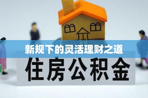 文圣新规下的灵活理财之道