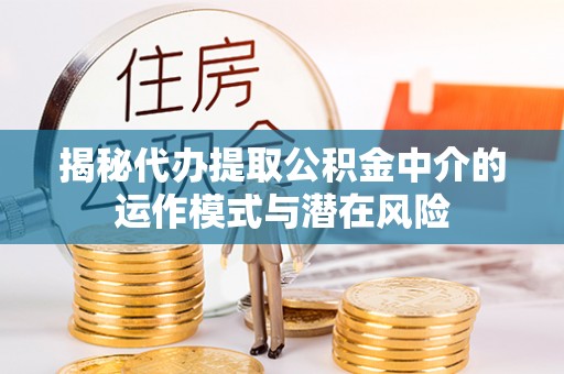 文圣揭秘代办提取公积金中介的运作模式与潜在风险