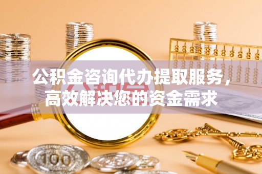 文圣公积金咨询代办提取服务，高效解决您的资金需求