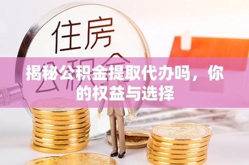 文圣揭秘公积金提取代办吗，你的权益与选择