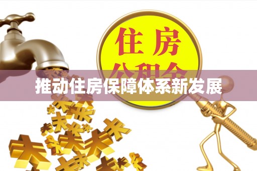 文圣推动住房保障体系新发展