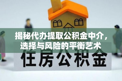文圣揭秘代办提取公积金中介，选择与风险的平衡艺术