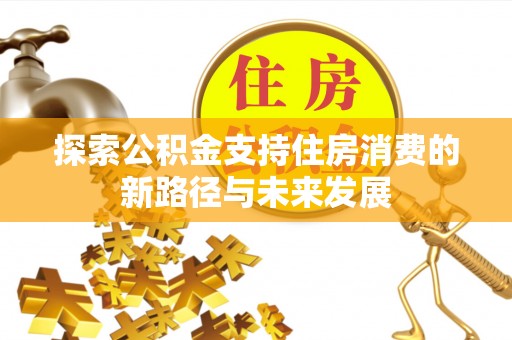 文圣探索公积金支持住房消费的新路径与未来发展