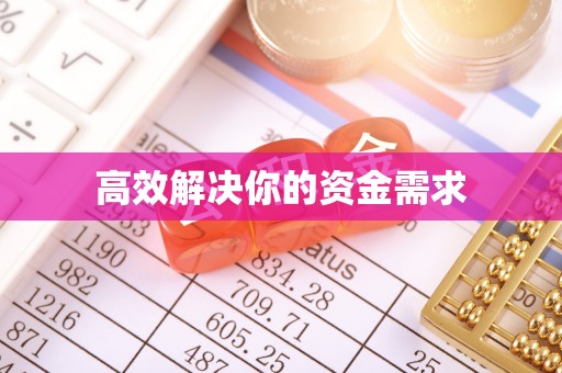 文圣高效解决你的资金需求