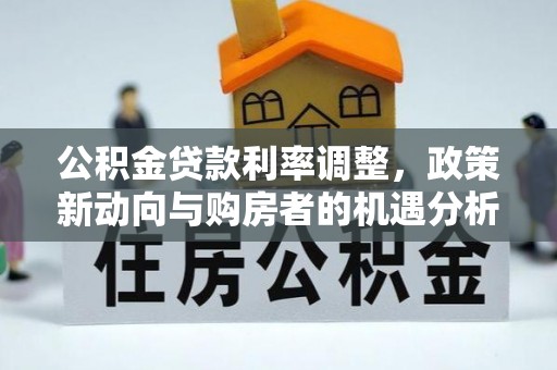 文圣公积金贷款利率调整，政策新动向与购房者的机遇分析
