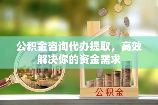 文圣公积金咨询代办提取，高效解决你的资金需求