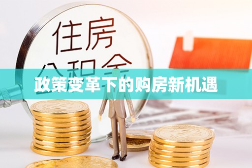 文圣政策变革下的购房新机遇