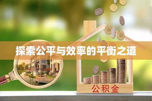 文圣探索公平与效率的平衡之道