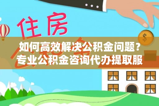 文圣如何高效解决公积金问题？专业公积金咨询代办提取服务来帮你