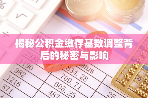 文圣揭秘公积金缴存基数调整背后的秘密与影响