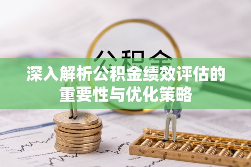 文圣深入解析公积金绩效评估的重要性与优化策略