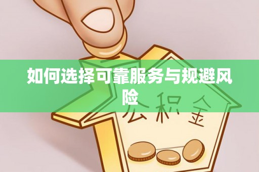 文圣如何选择可靠服务与规避风险