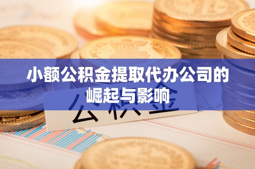 文圣小额公积金提取代办公司的崛起与影响